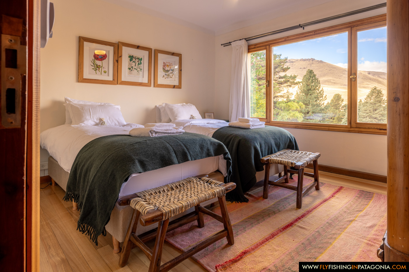 Guest bedroom at Estancia Pilolil