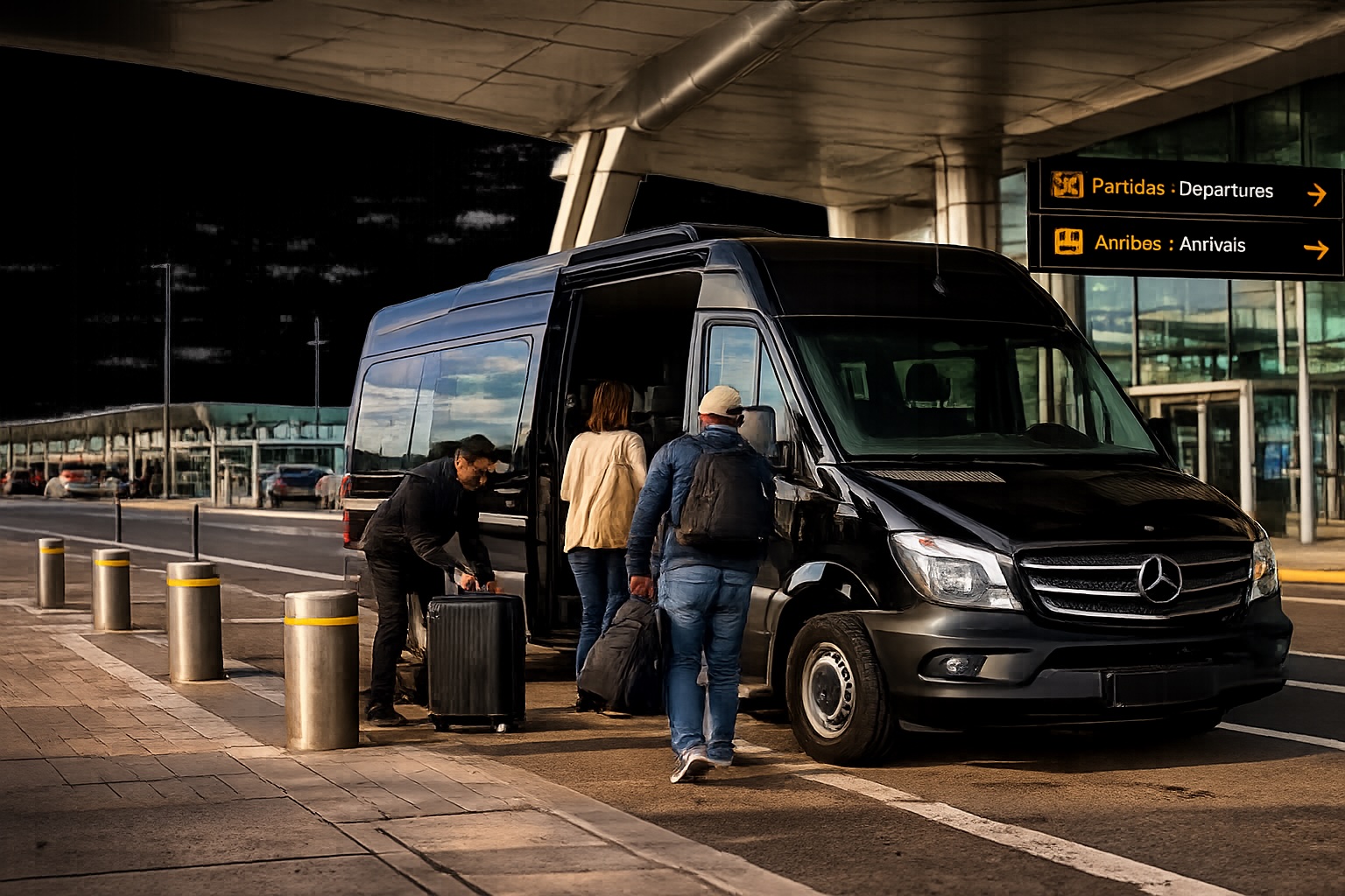 Private airport transfer for a Patagonia fly fishing trip