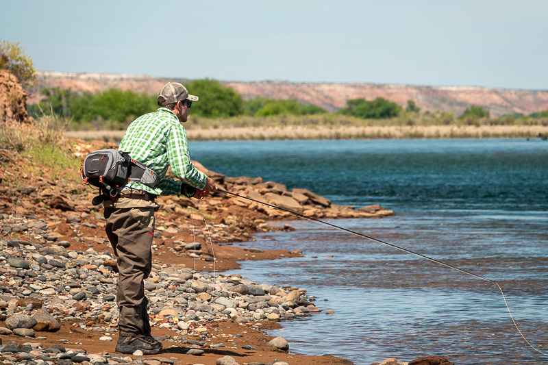 Dry fly fishing on the Middle Limay River video