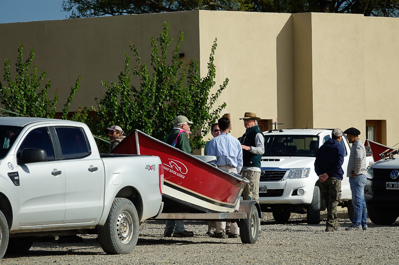 Fly fishing from Limay River Lodge video