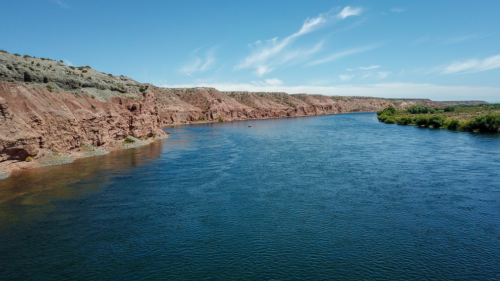 beautiful cliffs on the Middle Limay River