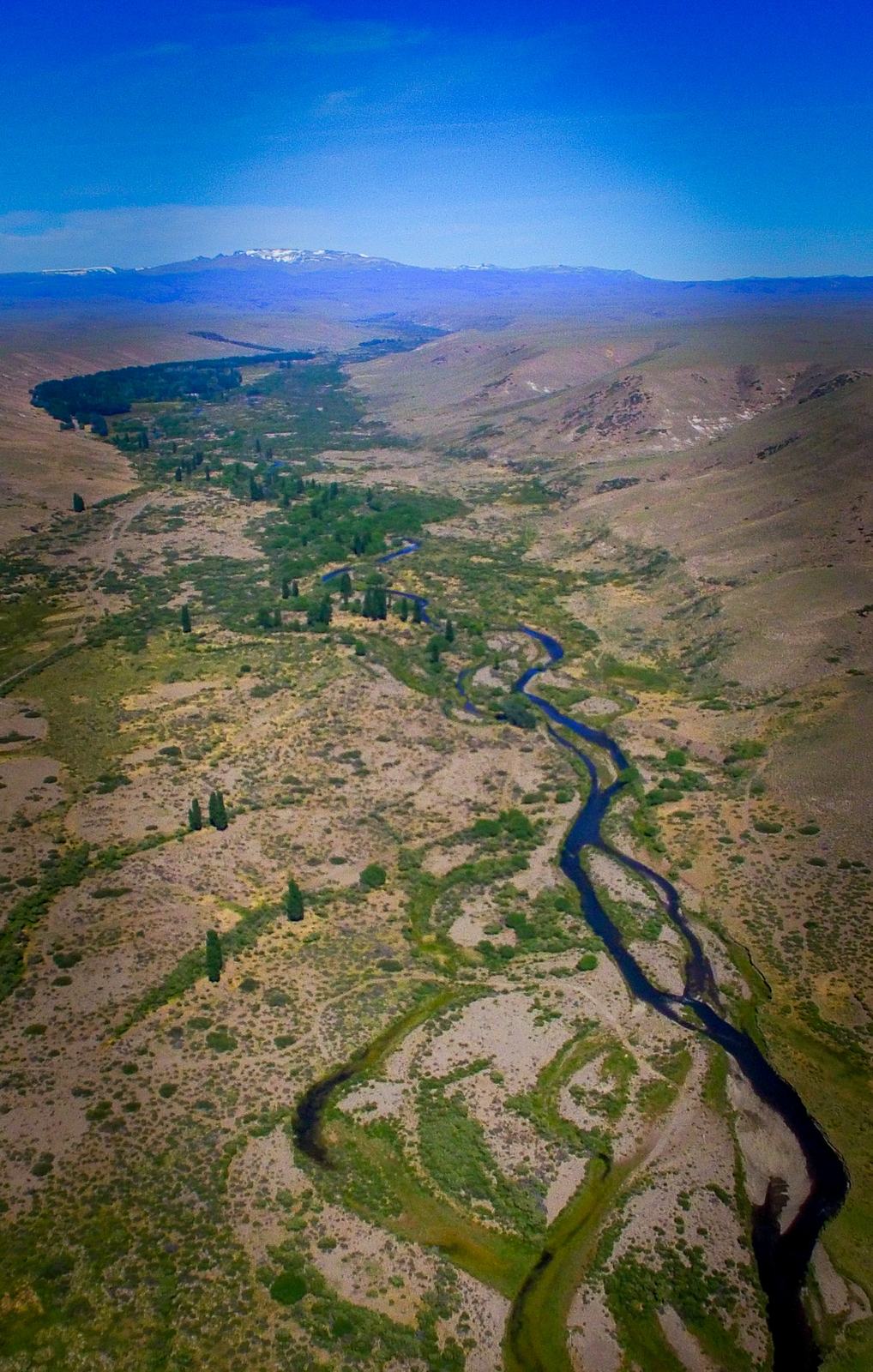 The Quemquemtreu River at the estancia