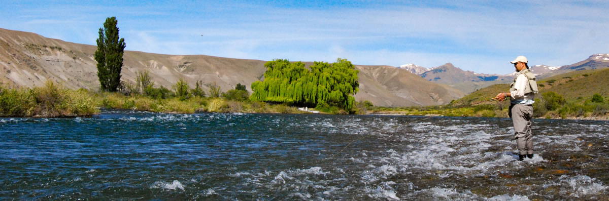 float fishing on the Caleufu River Photo of the Caleufu river