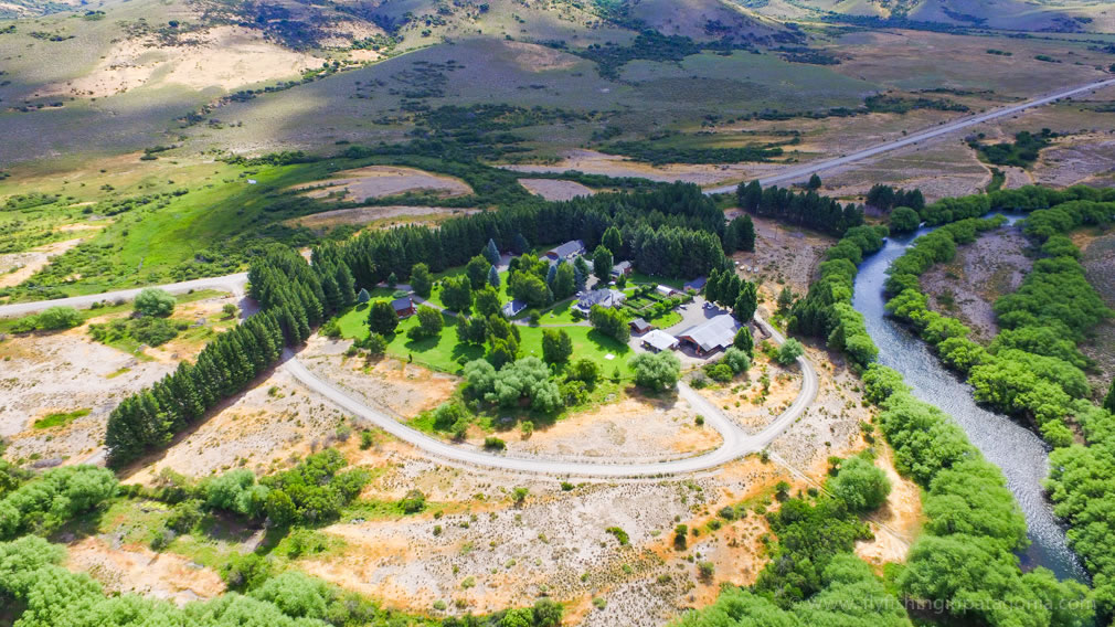 San Huberto Lodge proximity to the Malleo River
