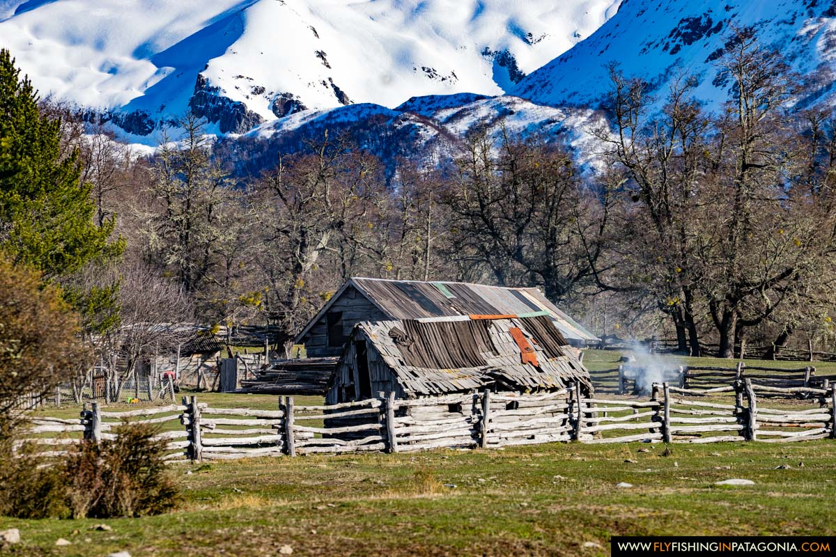 rustic cabin along the Seven Lakes Road
