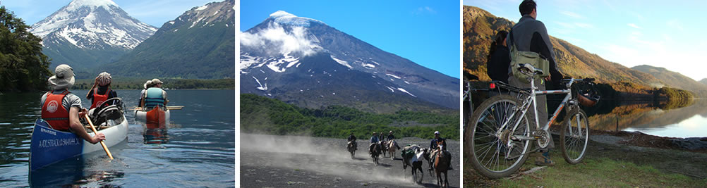 canoeing, horseback riding and biking near San Martin de los Andes