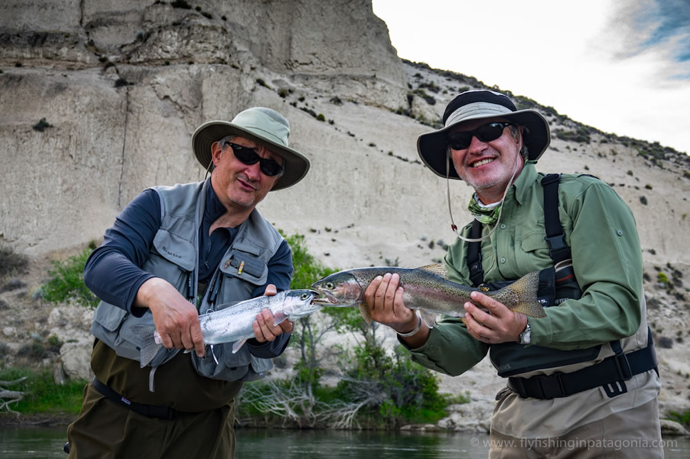 Collon Cura River - 2 rainbows - double